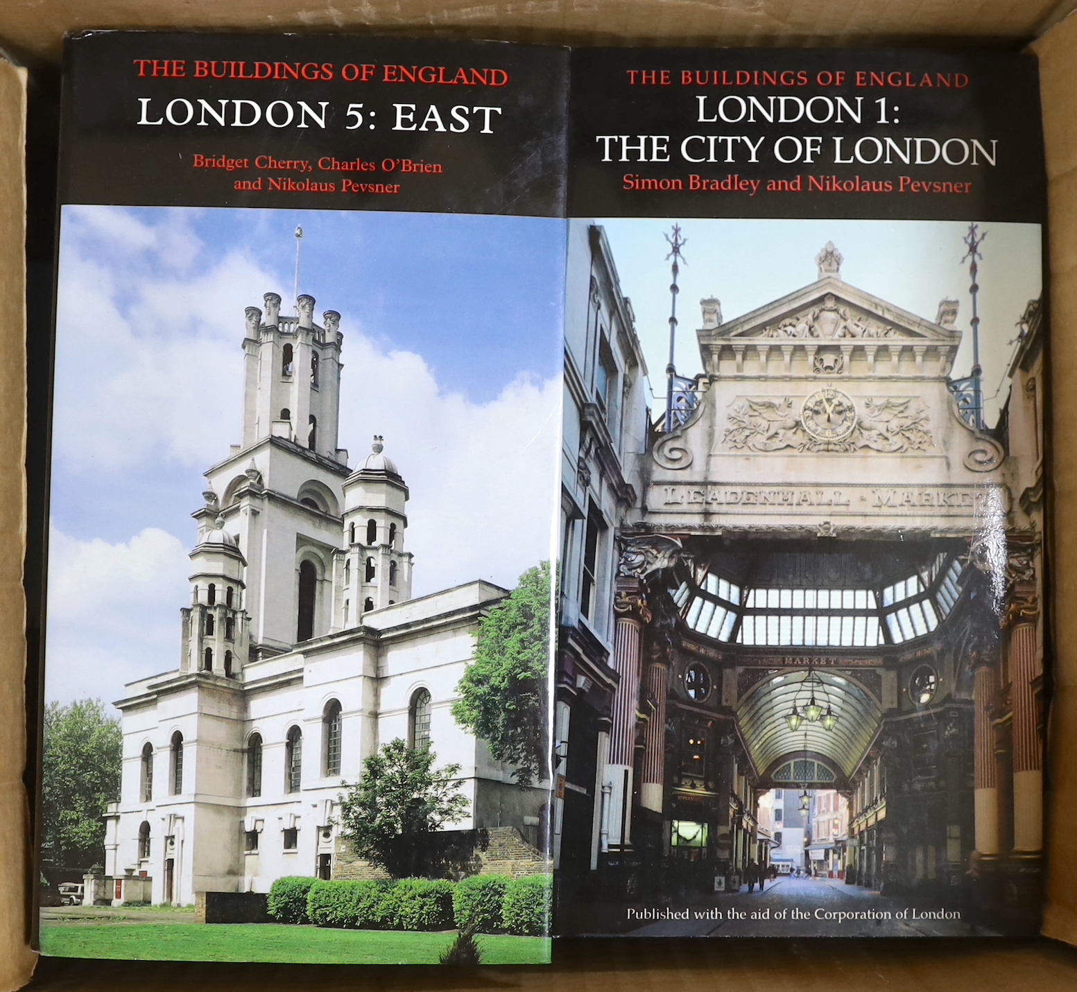Pevsner's London. 6 vols. (complete set). many plates and other illus.; publisher's cloth and d/wrappers. various printings, 1999-2005